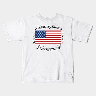 Tricentennial Black/White Kids T-Shirt
